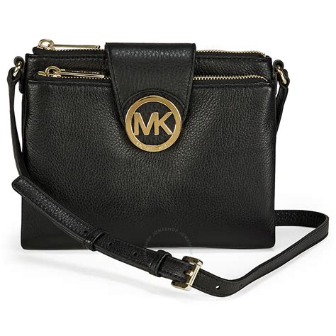 black michael kors purse side pocket|Michael Kors black purse crossbody.